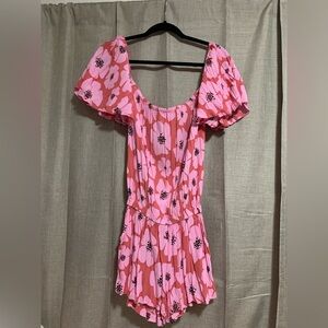 Ava Sky Pink Floral Mini Dress